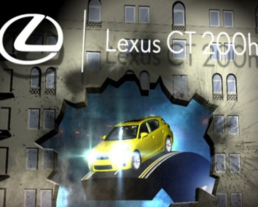Lexus 3D Projection Mapping event