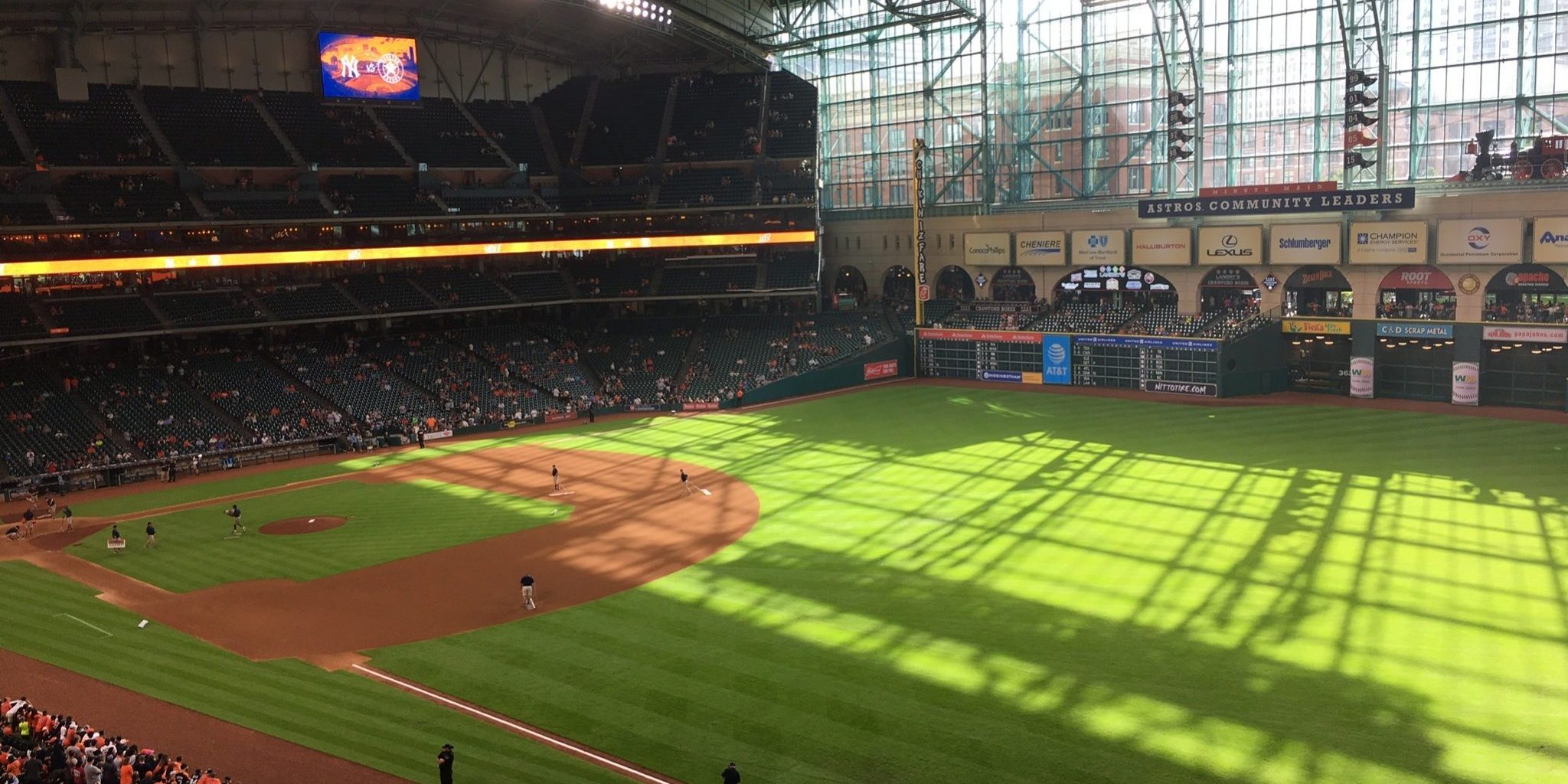 Visiting Minute Maid Park for Visionary Thinking Day