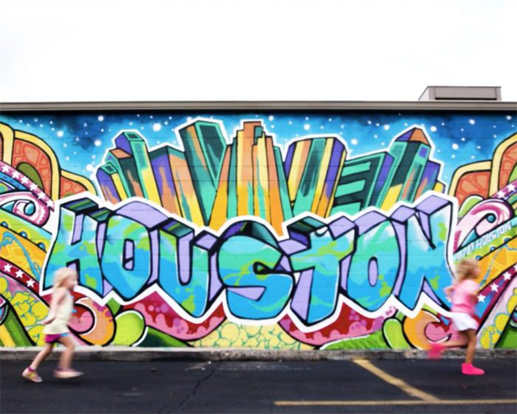 Houston Graffiti Wall