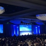 Houston Mayor Sylvester Turner speaking at Kinder Institute Luncheon 2018