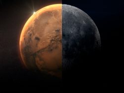 Half mars, half moon split