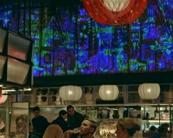 MAD Houston 3D projection mapping mural