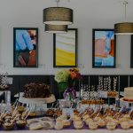 video wall portraits at Dessert Gallery