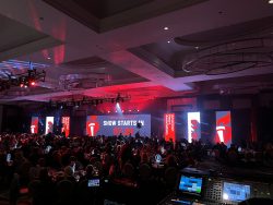 Ballroom countdown to live broadcast