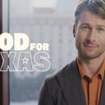 Actor Glen Powell in "Good for Texas" video